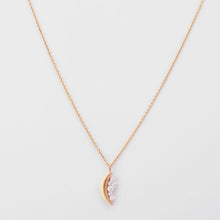 Load image into Gallery viewer, They Said I Couldn&#39;t Do It™ 14k Gold Diamond Moon Pendant Necklace
