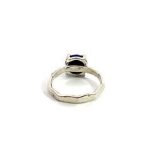 Load image into Gallery viewer, The Leap™ Ring // Handmade Sterling Silver Ring Featuring a Blue Lapis Gemstone
