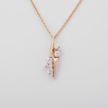 Load image into Gallery viewer, The Chief Visionary Officer™ 14K Gold Diamond Pendant Necklace
