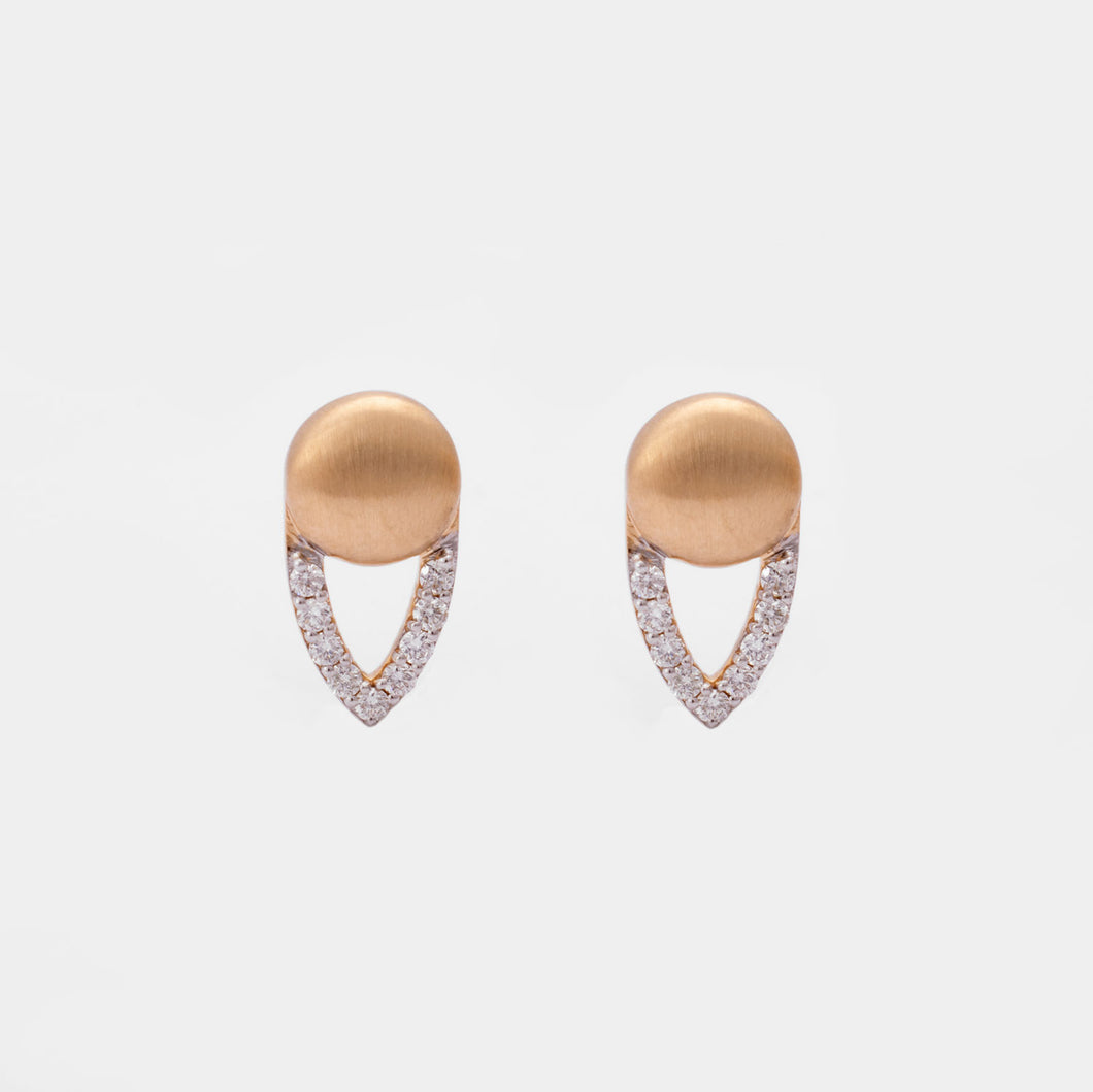 The Interview™ 14K Gold Diamond Stud Earrings