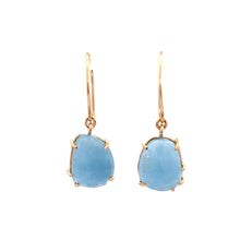 Load image into Gallery viewer, The Creative™ Rose-Cut Aquamarine Gemstone Earrings
