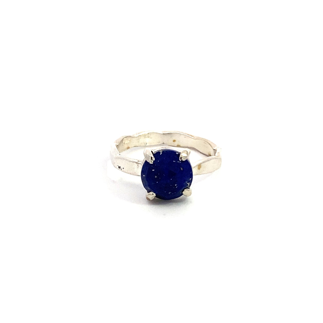 The Leap™ Ring // Handmade Sterling Silver Ring Featuring a Blue Lapis Gemstone