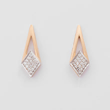 Load image into Gallery viewer, The Chief Marketing Officer™ 14k Gold Diamond Earrings
