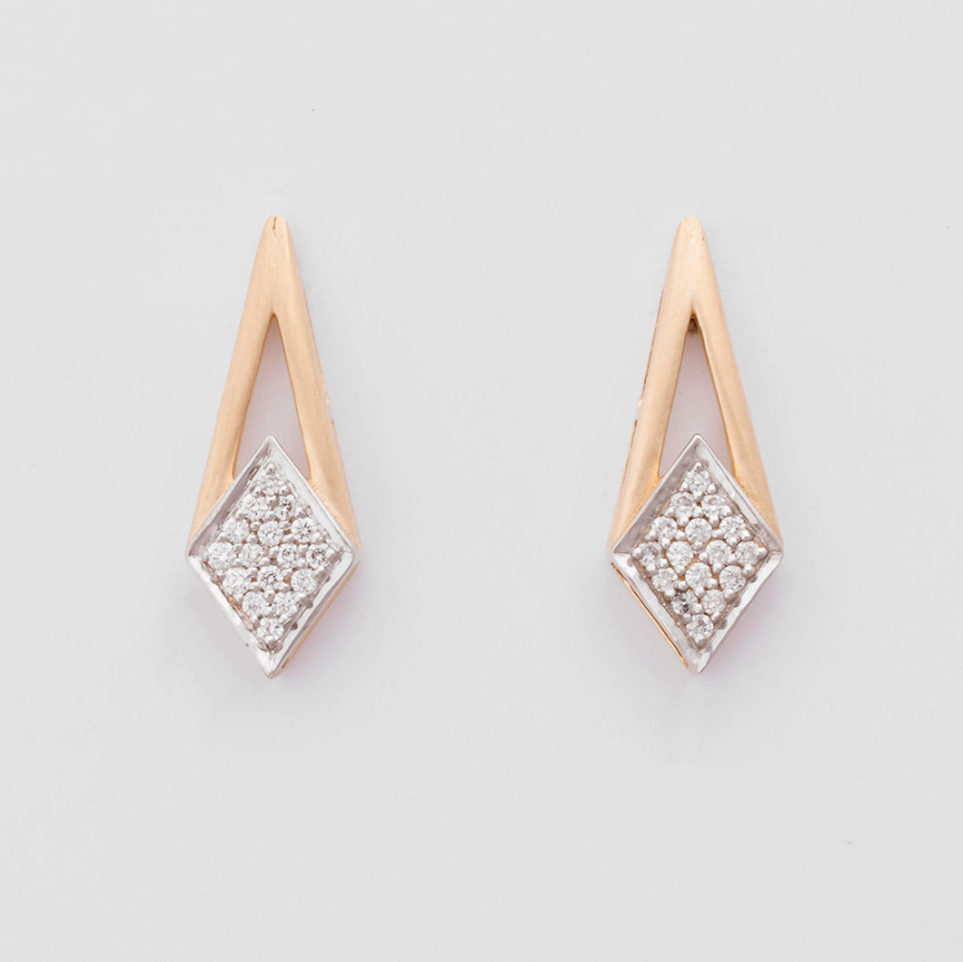 The Chief Marketing Officer™ 14k Gold Diamond Earrings