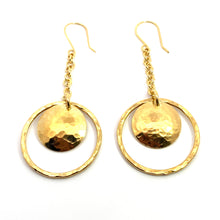 Load image into Gallery viewer, Hammered Dangle Earrings
