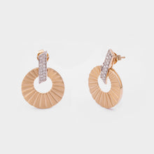 Load image into Gallery viewer, The Ideator™ 14k Gold Diamond Earrings
