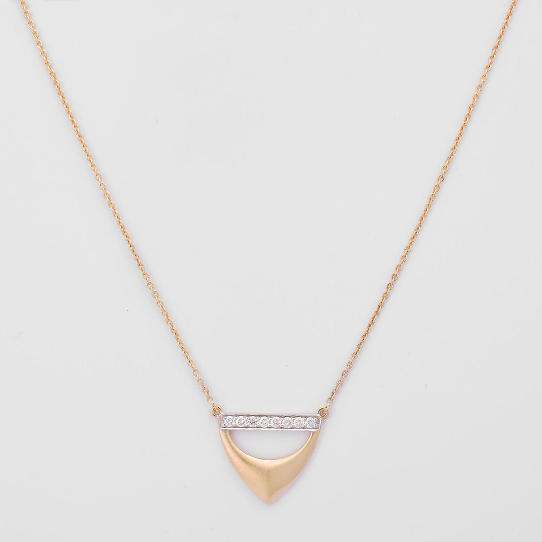 On the Board™ 14K Gold Diamond Necklace