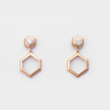 Load image into Gallery viewer, Series A™ 14K Gold Diamond Earrings
