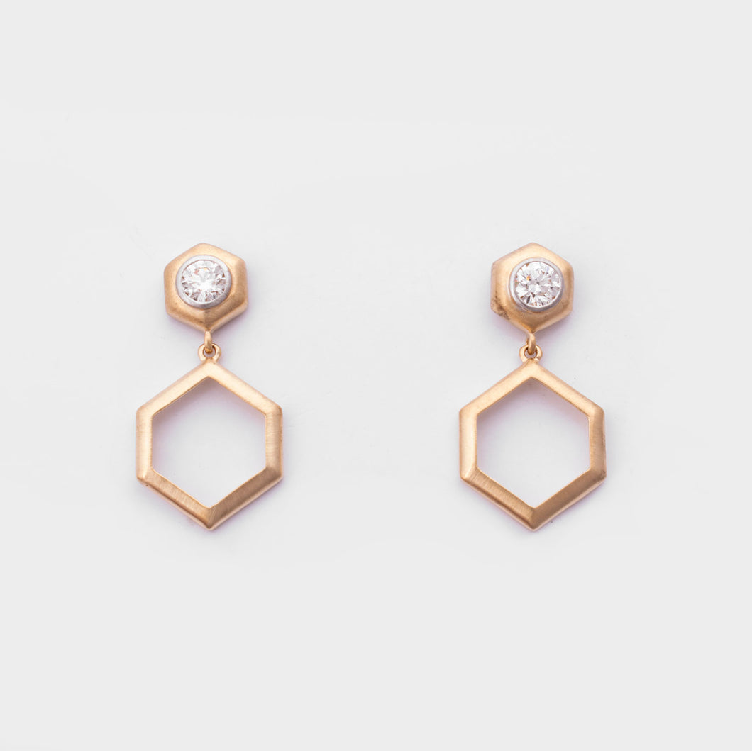 Series A™ 14K Gold Diamond Earrings